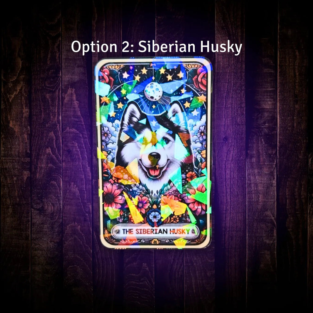 The Husky - Sticker - Holographic Sticker | The TabbyLoaf