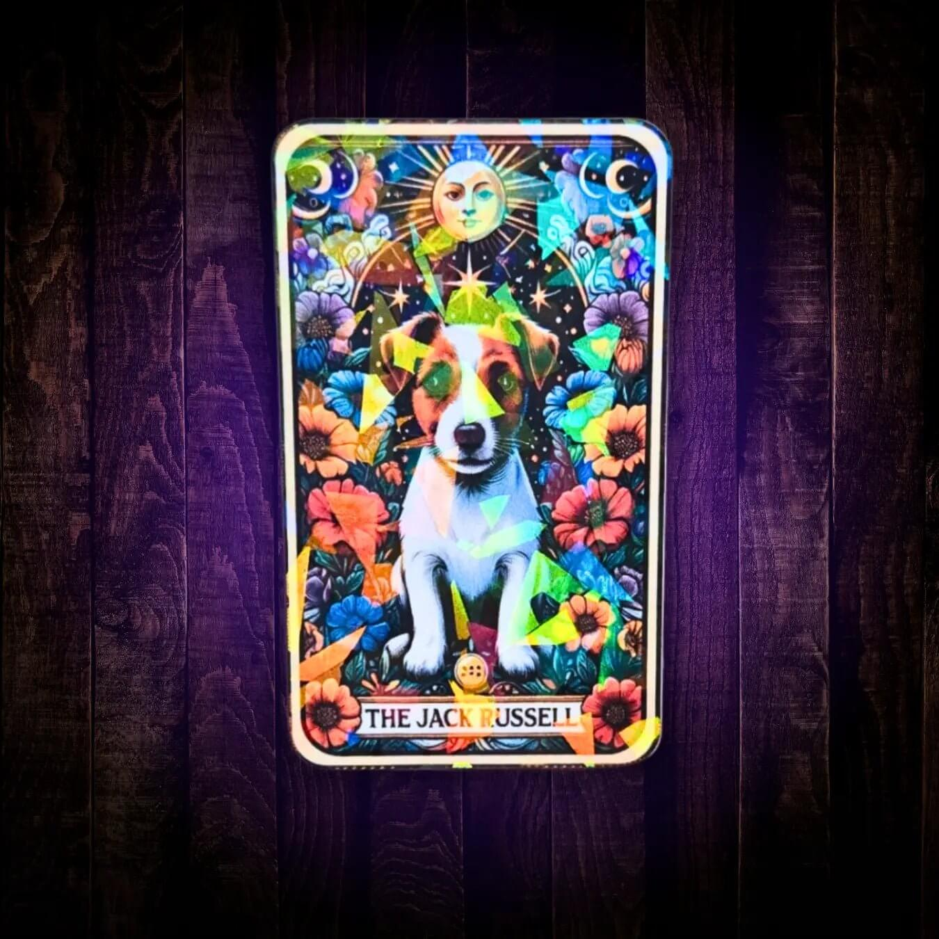 The Jack Russell - Sticker - Holographic Sticker | The TabbyLoaf