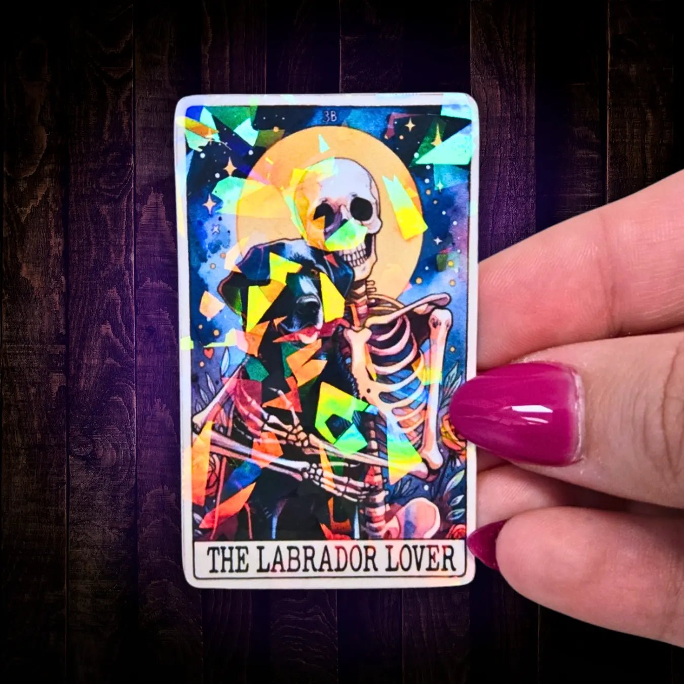 The Labrador Lover - Sticker - Holographic Sticker | The TabbyLoaf