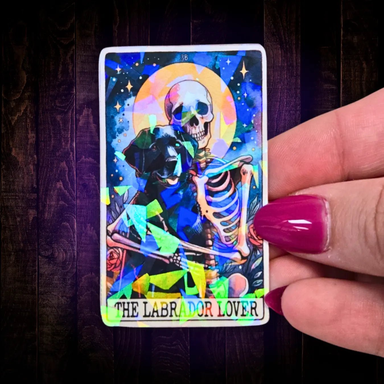 The Labrador Lover - Sticker - Holographic Sticker | The TabbyLoaf