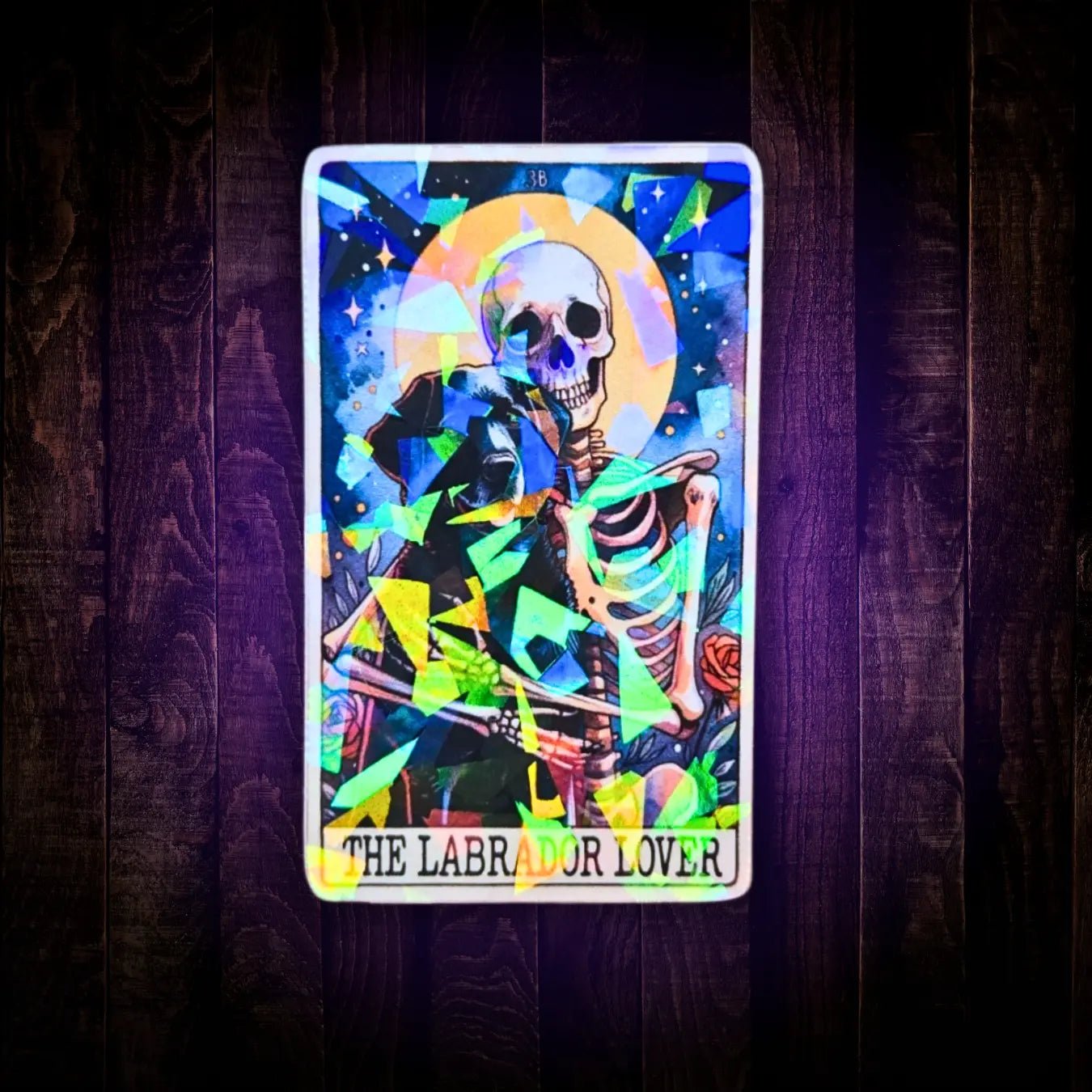 The Labrador Lover - Sticker - Holographic Sticker | The TabbyLoaf