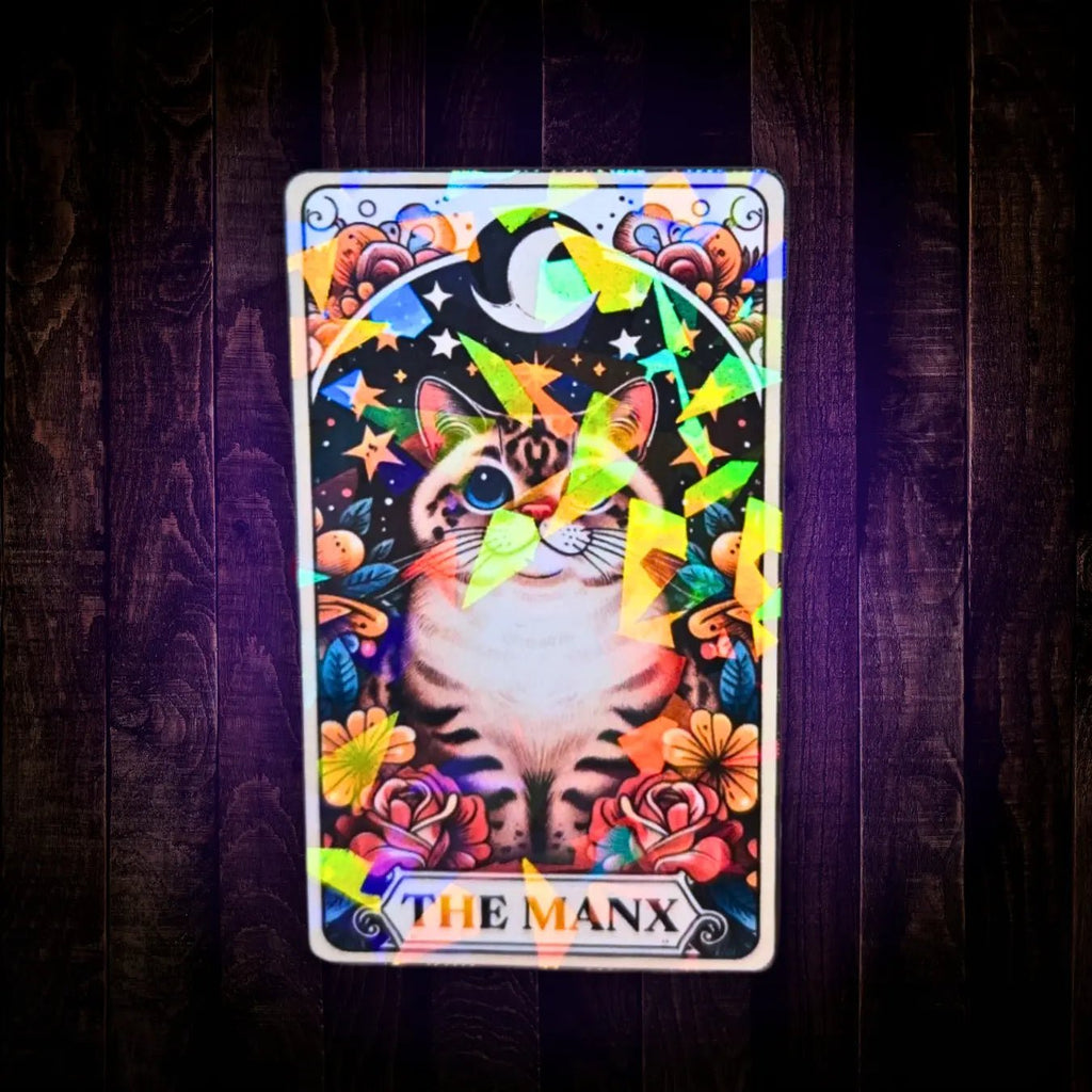 The Manx – Sticker - Holographic Sticker | The TabbyLoaf