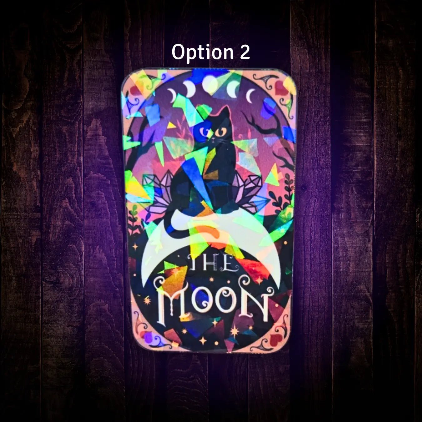 The Moon – Sticker - Holographic Sticker | The TabbyLoaf