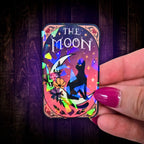 The Moon – Sticker - Holographic Sticker | The TabbyLoaf