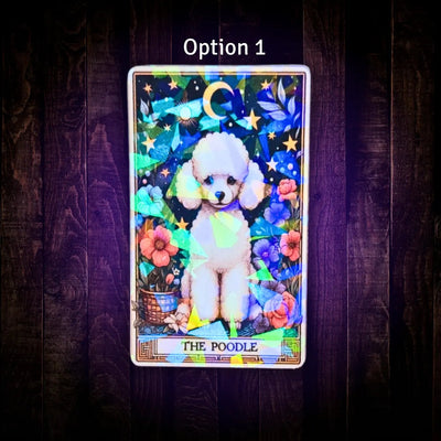 The Poodle - Sticker - Holographic Sticker | The TabbyLoaf