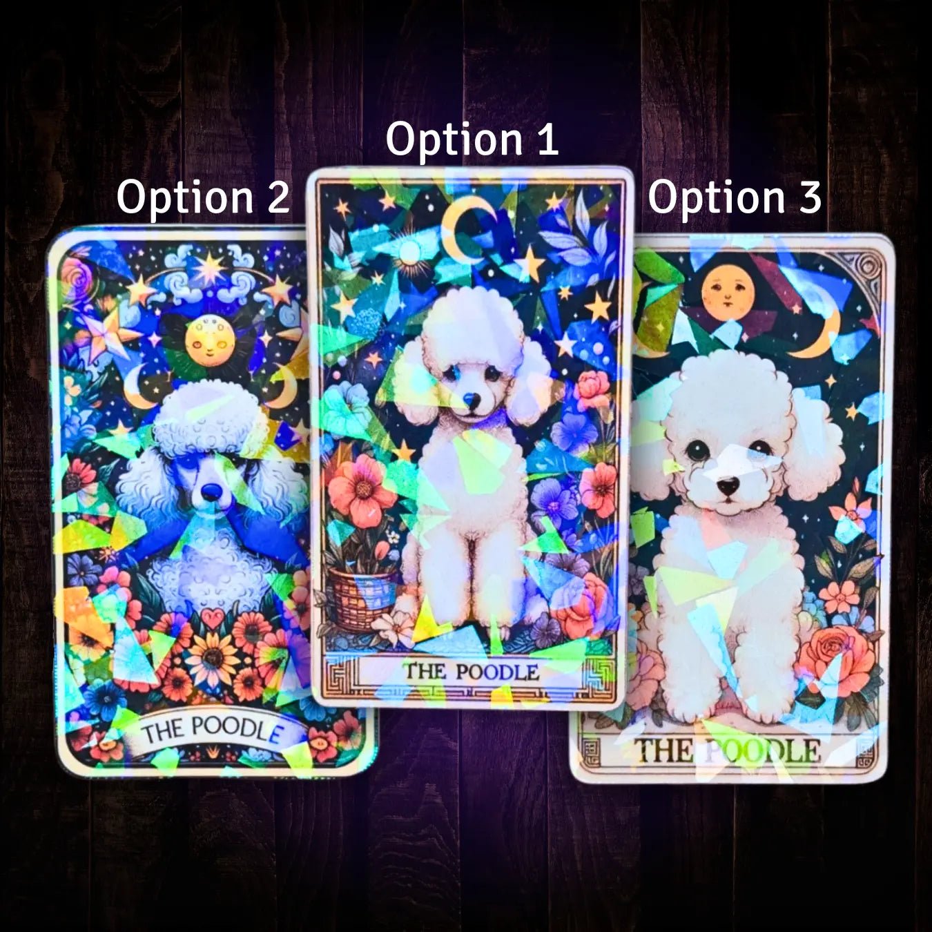 The Poodle - Sticker - Holographic Sticker | The TabbyLoaf