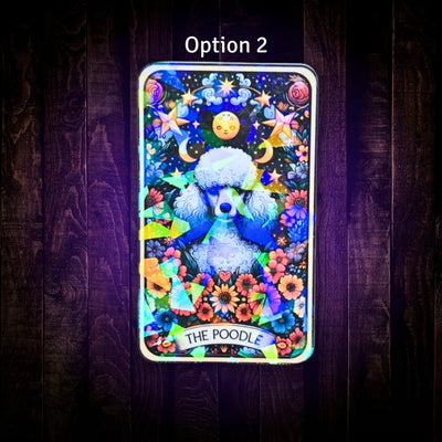 The Poodle - Sticker - Holographic Sticker | The TabbyLoaf