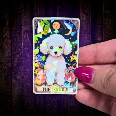 The Poodle - Sticker - Holographic Sticker | The TabbyLoaf