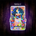 The Pug - Sticker - Holographic Sticker | The TabbyLoaf