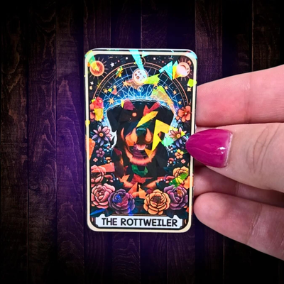 The Rottweiler - Sticker - Holographic Sticker | The TabbyLoaf