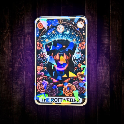 The Rottweiler - Sticker - Holographic Sticker | The TabbyLoaf