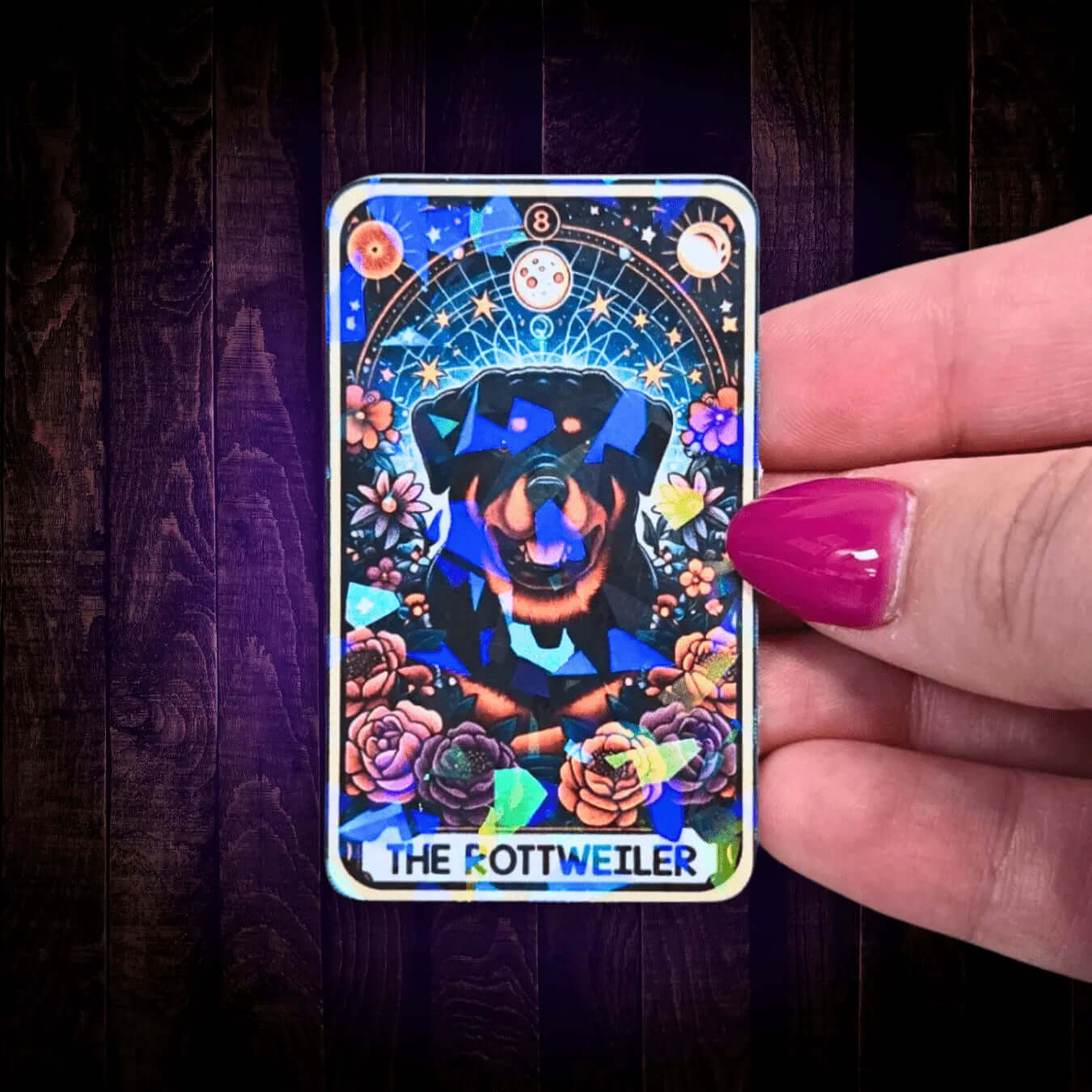 The Rottweiler - Sticker - Holographic Sticker | The TabbyLoaf