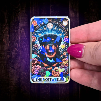 The Rottweiler - Sticker - Holographic Sticker | The TabbyLoaf