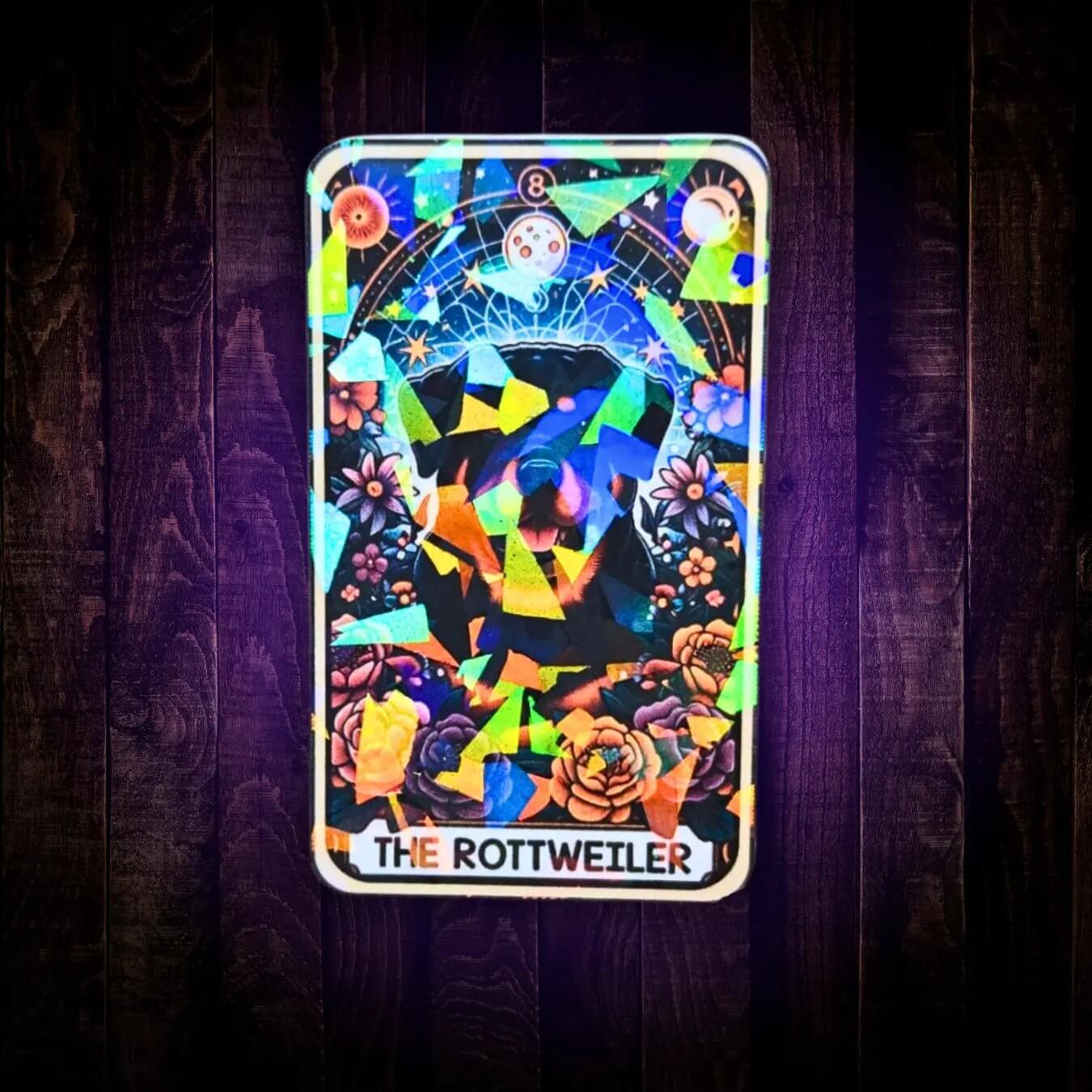 The Rottweiler - Sticker - Holographic Sticker | The TabbyLoaf
