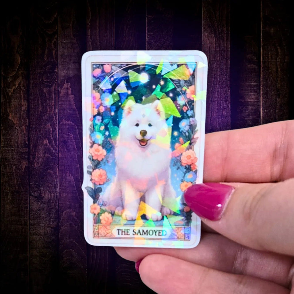 The Samoyed - Sticker - Holographic Sticker | The TabbyLoaf