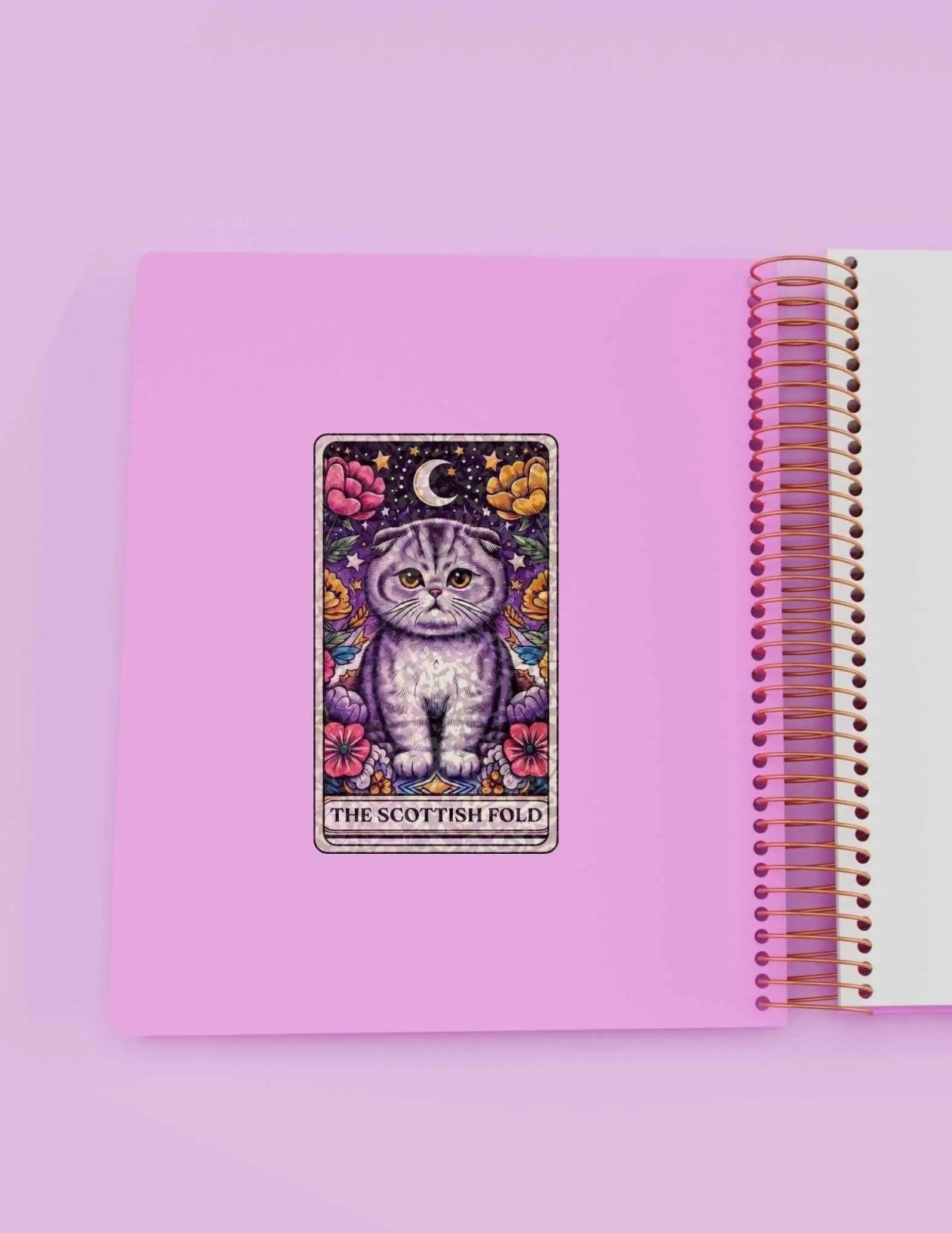 The Scottish Fold – Sticker - Holographic Sticker | The TabbyLoaf