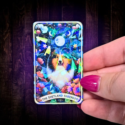The Shetland Sheepdog - Sticker - Holographic Sticker | The TabbyLoaf
