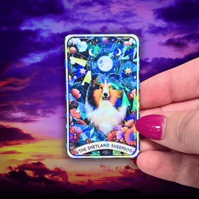 The Shetland Sheepdog - Sticker - Holographic Sticker | The TabbyLoaf
