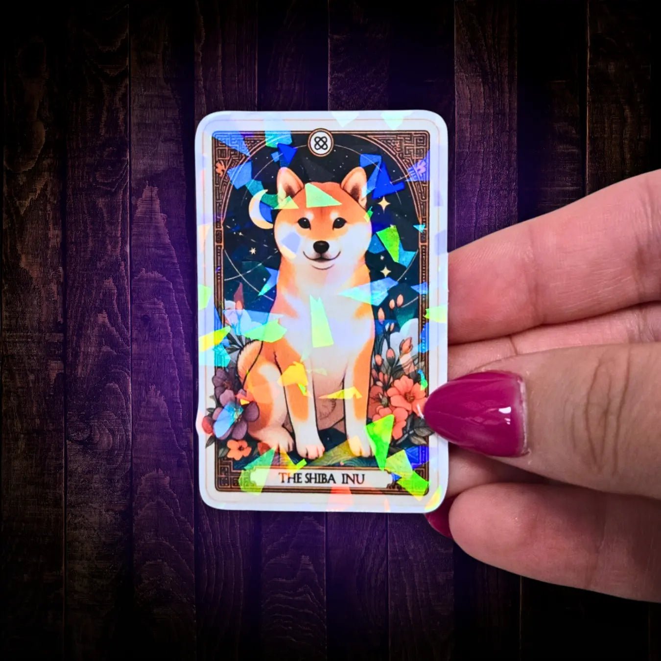 The Shiba Inu - Sticker - Holographic Sticker | The TabbyLoaf