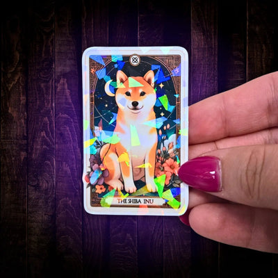 The Shiba Inu - Sticker - Holographic Sticker | The TabbyLoaf