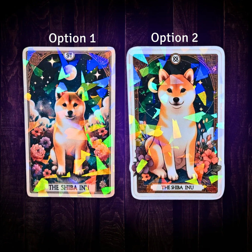 The Shiba Inu - Sticker - Holographic Sticker | The TabbyLoaf