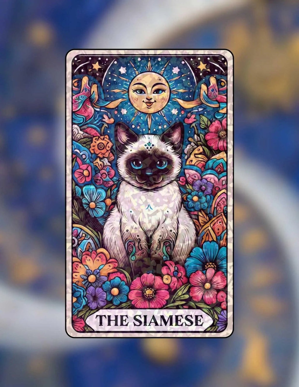 The Siamese – Sticker - Holographic Sticker | The TabbyLoaf