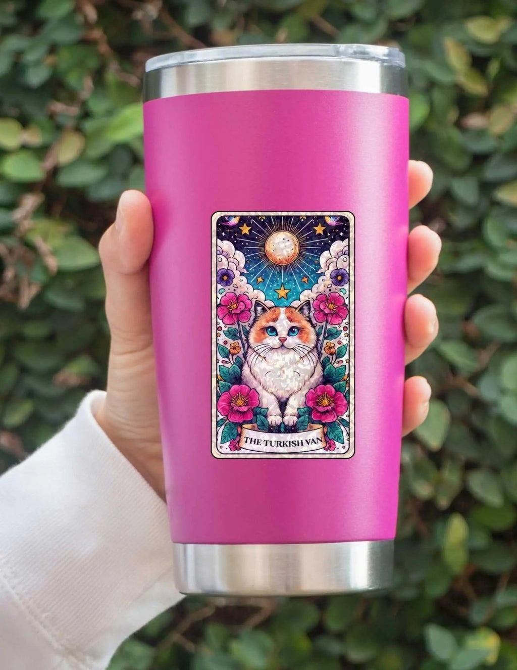 The Turkish Van – Sticker - Holographic Sticker | The TabbyLoaf