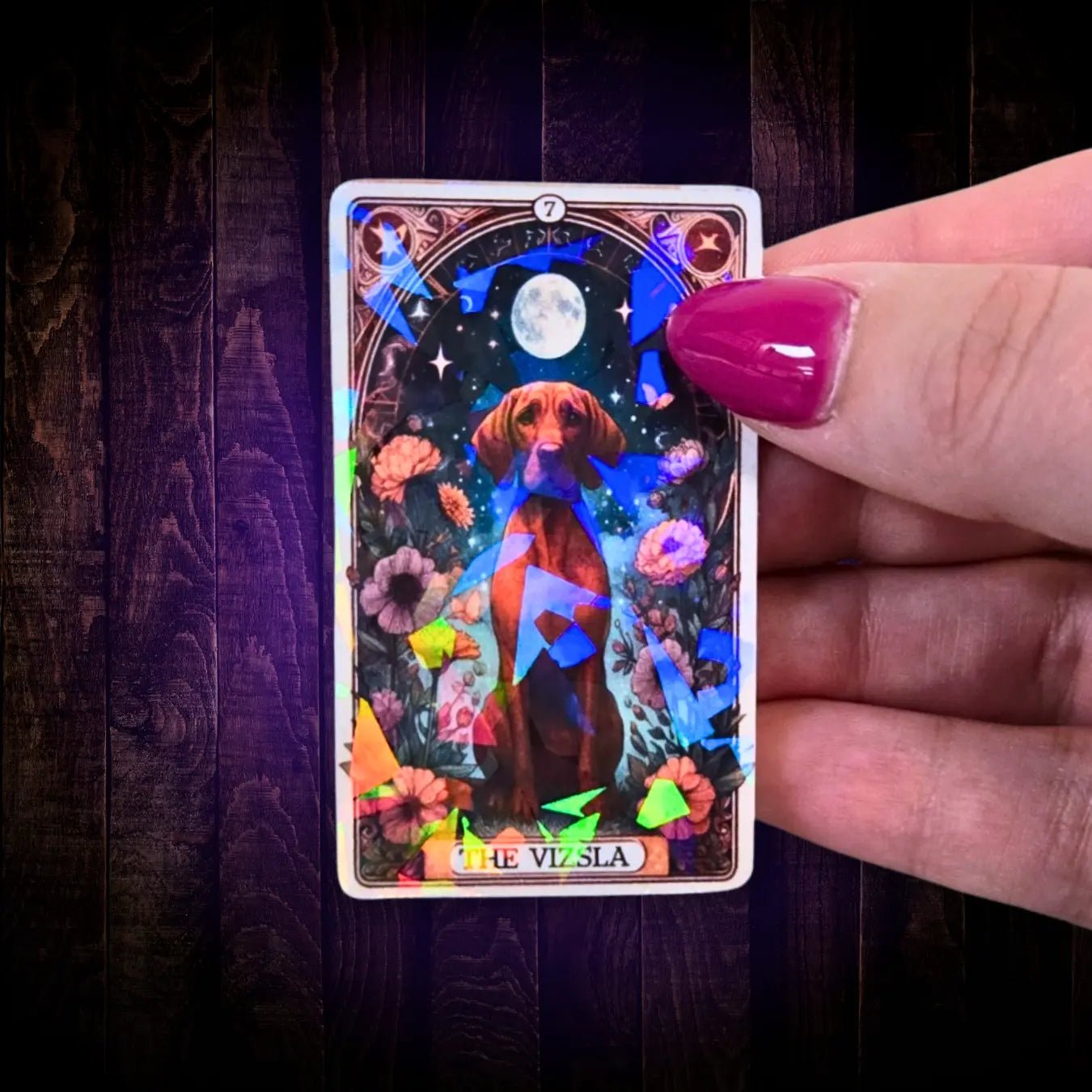 The Vizsla - Sticker - Holographic Sticker | The TabbyLoaf