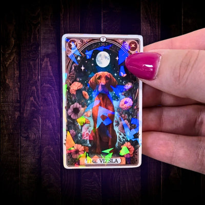 The Vizsla - Sticker - Holographic Sticker | The TabbyLoaf