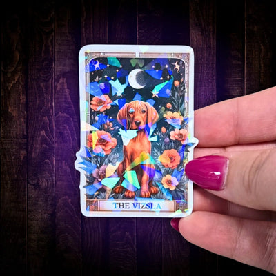 The Vizsla - Sticker - Holographic Sticker | The TabbyLoaf