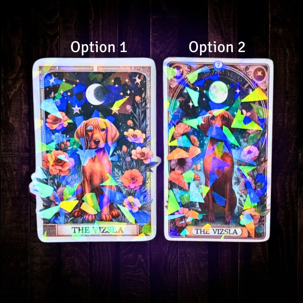 The Vizsla - Sticker - Holographic Sticker | The TabbyLoaf