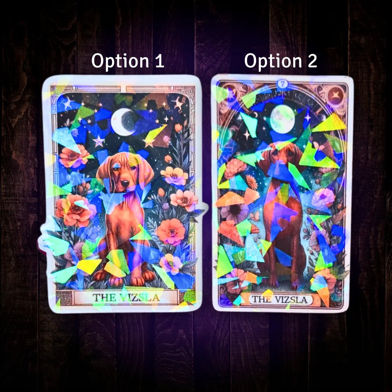 The Vizsla - Sticker - Holographic Sticker | The TabbyLoaf