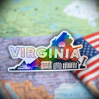 Virginia - Sticker - Holographic Sticker | The TabbyLoaf