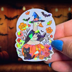 Witch Goose - Sticker - Holographic Sticker | The TabbyLoaf