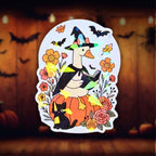 Witch Goose - Sticker - Holographic Sticker | The TabbyLoaf