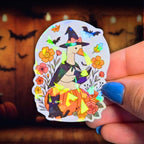 Witch Goose - Sticker - Holographic Sticker | The TabbyLoaf