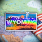 Wyoming - Sticker - Holographic Sticker | The TabbyLoaf