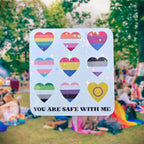 You Are Safe With Me - Sticker - Holographic Sticker | The TabbyLoaf