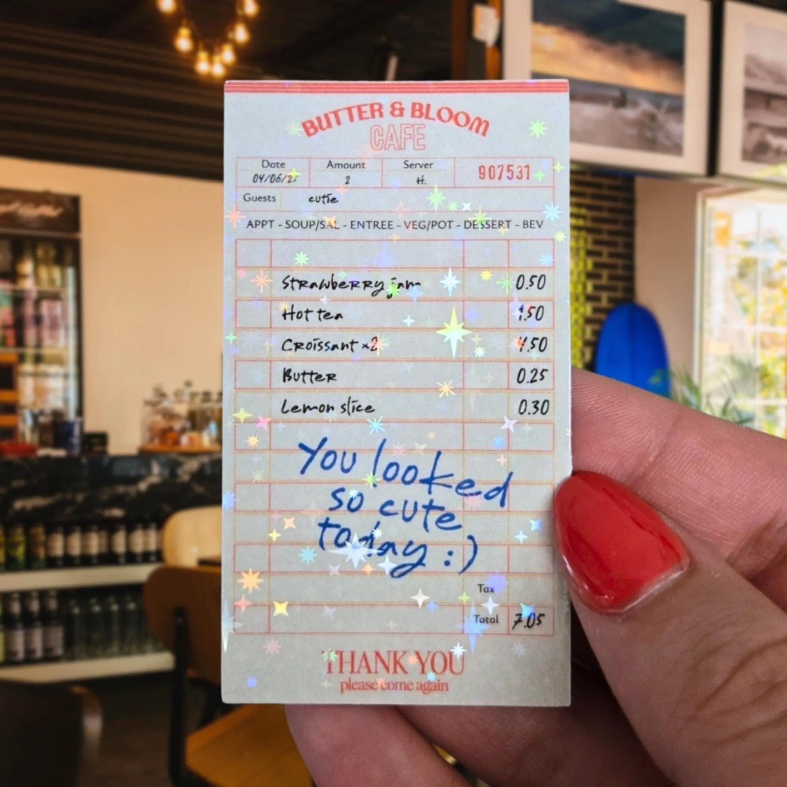 You Looked So Cute Today - Sticker